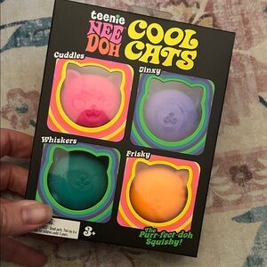 Cool Cats Playset - Pink, Purple, Teal, Orange